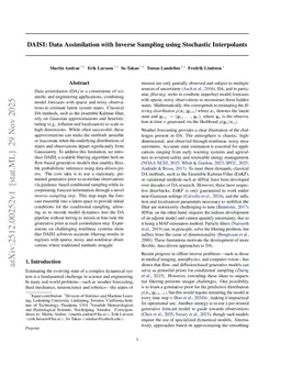 DAISI: Data Assimilation with Inverse Sampling using Stochastic Interpolants
