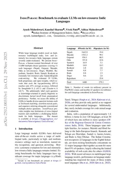 IndicParam: Benchmark to evaluate LLMs on low-resource Indic Languages