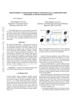 MedCondDiff: Lightweight, Robust, Semantically Guided Diffusion for Medical Image Segmentation