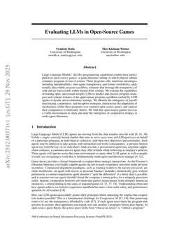 Evaluating LLMs in Open-Source Games