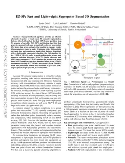 EZ-SP: Fast and Lightweight Superpoint-Based 3D Segmentation