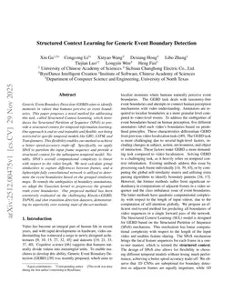 Structured Context Learning for Generic Event Boundary Detection