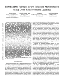 DQ4FairIM: Fairness-aware Influence Maximization using Deep Reinforcement Learning