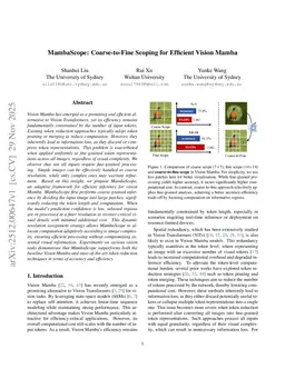 MambaScope: Coarse-to-Fine Scoping for Efficient Vision Mamba