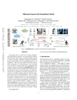 Silhouette-based Gait Foundation Model