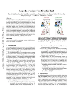 Logic Encryption: This Time for Real