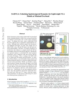 SwiftVLA: Unlocking Spatiotemporal Dynamics for Lightweight VLA Models at Minimal Overhead
