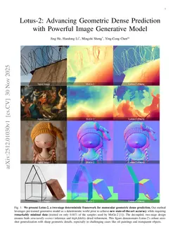 Lotus-2: Advancing Geometric Dense Prediction with Powerful Image Generative Model