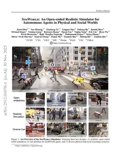 SimWorld: An Open-ended Realistic Simulator for Autonomous Agents in Physical and Social Worlds