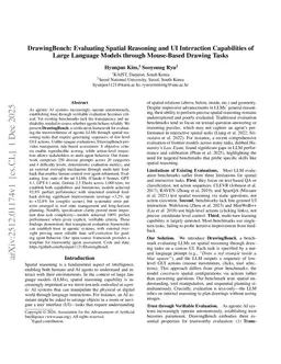 DrawingBench: Evaluating Spatial Reasoning and UI Interaction Capabilities of Large Language Models through Mouse-Based Drawing Tasks