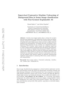 Supervised Contrastive Machine Unlearning of Background Bias in Sonar Image Classification with Fine-Grained Explainable AI