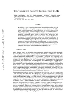 Benchmarking Overton Pluralism in LLMs