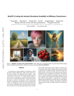 ResDiT: Evoking the Intrinsic Resolution Scalability in Diffusion Transformers