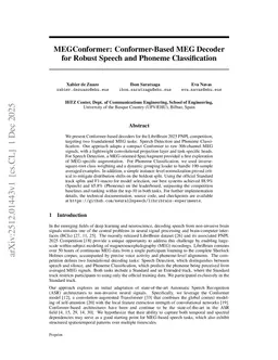 MEGConformer: Conformer-Based MEG Decoder for Robust Speech and Phoneme Classification