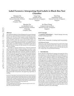 Label Forensics: Interpreting Hard Labels in Black-Box Text Classifier