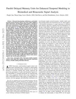 Parallel Delayed Memory Units for Enhanced Temporal Modeling in Biomedical and Bioacoustic Signal Analysis