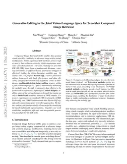 Generative Editing in the Joint Vision-Language Space for Zero-Shot Composed Image Retrieval