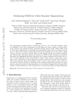 Evaluating SAM2 for Video Semantic Segmentation