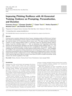 Improving Phishing Resilience with AI-Generated Training: Evidence on Prompting, Personalization, and Duration