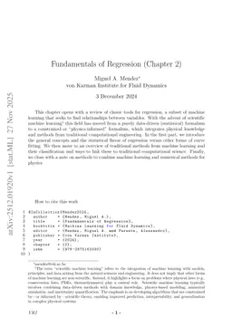 Fundamentals of Regression