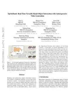 SpriteHand: Real-Time Versatile Hand-Object Interaction with Autoregressive Video Generation