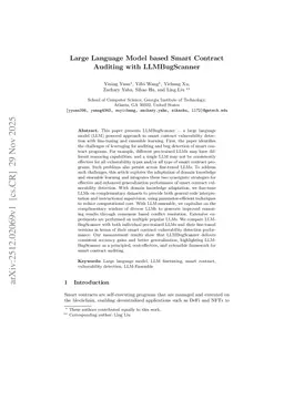 Large Language Model based Smart Contract Auditing with LLMBugScanner