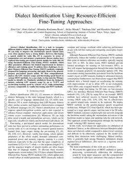 Dialect Identification Using Resource-Efficient Fine-Tuning Approaches