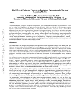 The Effect of Enforcing Fairness on Reshaping Explanations in Machine Learning Models