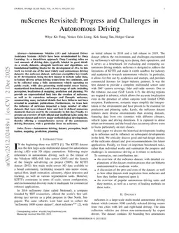 nuScenes Revisited: Progress and Challenges in Autonomous Driving