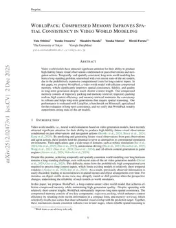 WorldPack: Compressed Memory Improves Spatial Consistency in Video World Modeling