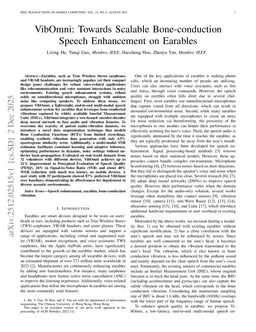 VibOmni: Towards Scalable Bone-conduction Speech Enhancement on Earables