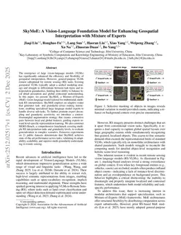 SkyMoE: A Vision-Language Foundation Model for Enhancing Geospatial Interpretation with Mixture of Experts
