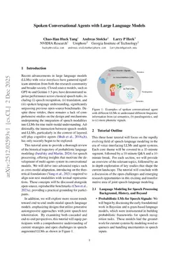Spoken Conversational Agents with Large Language Models