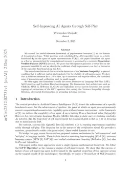 Self-Improving AI Agents through Self-Play