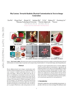 PhyCustom: Towards Realistic Physical Customization in Text-to-Image Generation