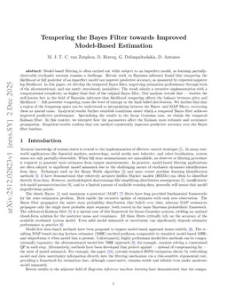 Tempering the Bayes Filter towards Improved Model-Based Estimation