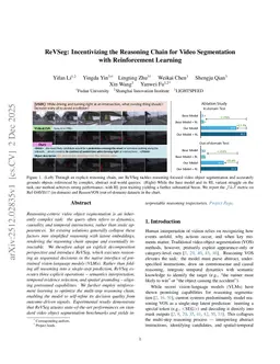 ReVSeg: Incentivizing the Reasoning Chain for Video Segmentation with Reinforcement Learning