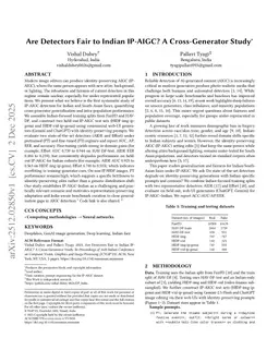 Are Detectors Fair to Indian IP-AIGC? A Cross-Generator Study