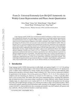 Fairy2i: Training Complex LLMs from Real LLMs with All Parameters in $\{\pm 1, \pm i\}$