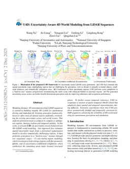 U4D: Uncertainty-Aware 4D World Modeling from LiDAR Sequences