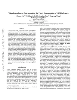 TokenPowerBench: Benchmarking the Power Consumption of LLM Inference