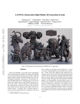 LATTICE: Democratize High-Fidelity 3D Generation at Scale