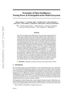 Economies of Open Intelligence: Tracing Power & Participation in the Model Ecosystem