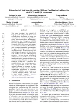 Enhancing Job Matching: Occupation, Skill and Qualification Linking with the ESCO and EQF taxonomies