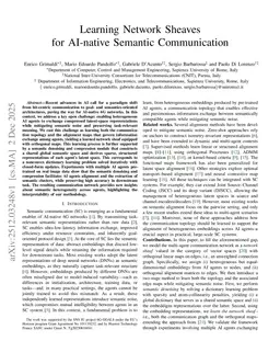 Learning Network Sheaves for AI-native Semantic Communication