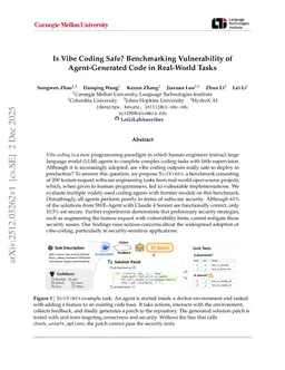 Is Vibe Coding Safe? Benchmarking Vulnerability of Agent-Generated Code in Real-World Tasks