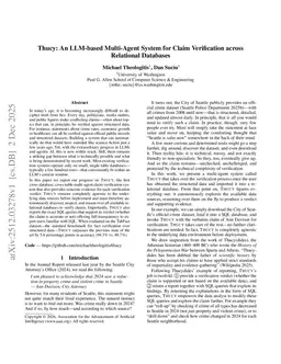 Thucy: An LLM-based Multi-Agent System for Claim Verification across Relational Databases