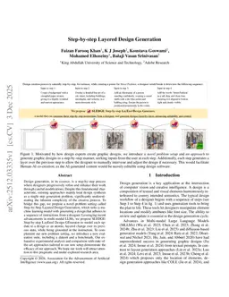 Step-by-step Layered Design Generation