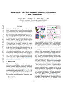 ShelfGaussian: Shelf-Supervised Open-Vocabulary Gaussian-based 3D Scene Understanding