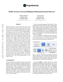 M3DR: Towards Universal Multilingual Multimodal Document Retrieval